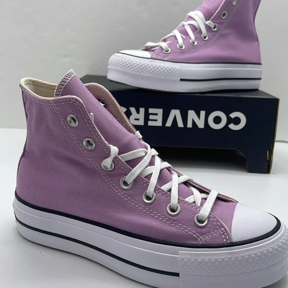 Converse WMNS Lavender High-Top Platforms A09392F CTAS LIFT HI CLASSIC AMETHYST